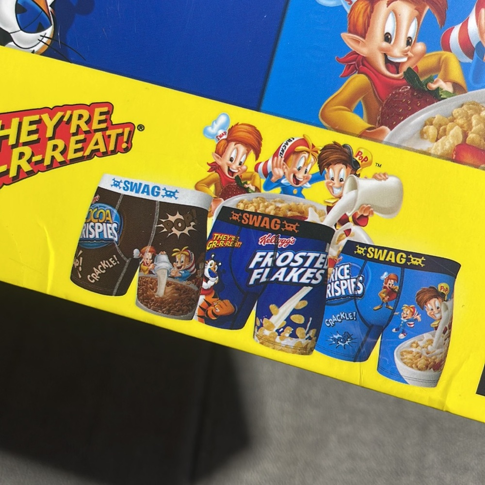 ❌SOLD❌ 🥣☠️Swag Kellogg’s Fun Pack Boxers☠️🥣 - Picture 2 of 10
